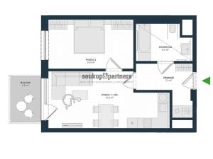 Prodej bytu 2+kk, Praha - Hostivař, Nurmiho, 54 m2