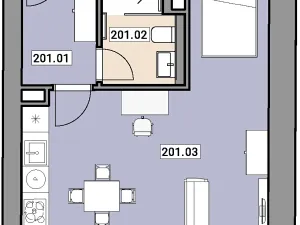 Prodej bytu 1+kk, Praha - Zbraslav, Elišky Přemyslovny, 35 m2