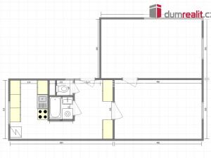 Pronájem bytu 2+1, Cheb, 17. listopadu, 56 m2