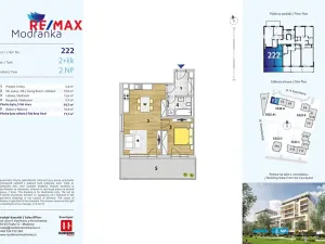 Pronájem bytu 2+kk, Praha - Modřany, K Vystrkovu, 71 m2