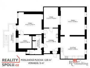 Prodej bytu 4+1, Břeclav, Národních hrdinů, 128 m2