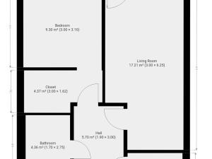 Pronájem bytu 2+kk, Praha - Třebonice, Thomasova, 46 m2