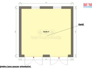 Prodej garáže, Mariánské Lázně, Na Výsluní, 38 m2