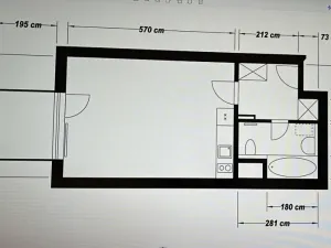 Pronájem bytu 1+kk, Praha - Stodůlky, Petržílkova, 28 m2