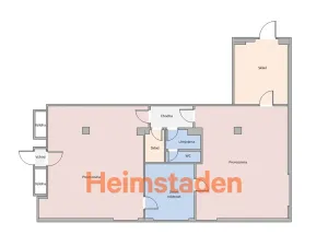 Pronájem kanceláře, Karviná - Nové Město, Čapkova, 143 m2