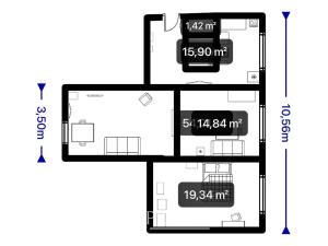 Prodej bytu 3+1, Duchcov, V Domkách, 72 m2