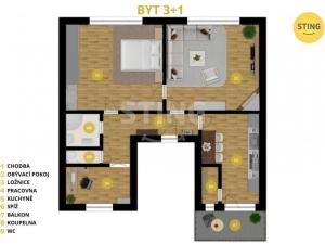 Prodej bytu 3+1, Opava, Vaškovo náměstí, 129 m2