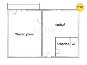 Pronájem bytu 1+1, Olomouc, Jílová, 36 m2