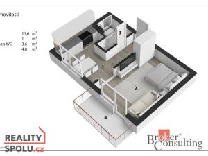 Prodej bytu 1+1, Třebíč - Nové Dvory, Kyjevská, 41 m2