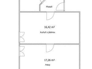 Pronájem bytu 1+1, Češov, 44 m2