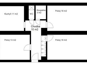 Prodej bytu 3+1, Trutnov, Palackého, 74 m2