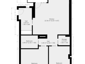 Pronájem bytu 3+kk, Praha - Nové Město, Pštrossova, 70 m2