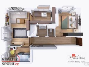 Prodej bytu 3+1, Horní Bříza, Sídlištní, 61 m2