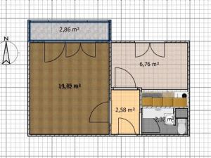 Prodej bytu 1+1, Kroměříž, Francouzská, 37 m2