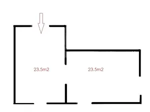 Pronájem kanceláře, Praha - Dejvice, Velflíkova, 47 m2