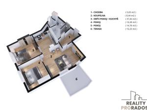Prodej bytu 3+kk, Ivanovice na Hané, Osvoboditelů, 87 m2