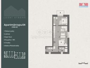 Prodej bytu 2+kk, Ostružná - Ramzová, 51 m2