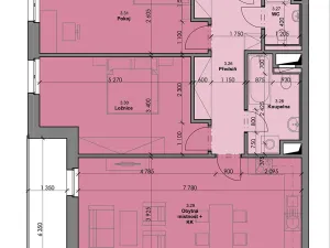 Prodej bytu 3+kk, České Budějovice, Branišovská, 746 m2