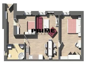 Pronájem bytu 3+kk, Praha - Vinohrady, Máchova, 63 m2