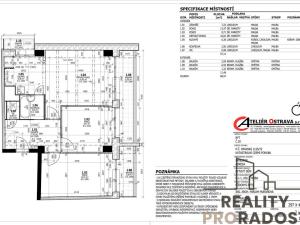 Prodej bytu 3+kk, Ostrava, Opavská, 69 m2