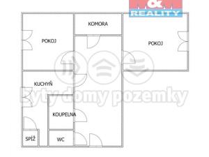 Prodej bytu 2+1, Vrbno pod Pradědem, nám. Sv. Michala, 59 m2