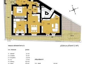 Prodej bytu 3+1, Všenory, Květoslava Mašity, 110 m2