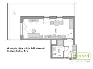 Pronájem bytu 1+kk, Brno - Zábrdovice, Bratislavská, 64 m2