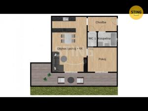 Pronájem bytu 2+kk, Hradec nad Moravicí, Gudrichova, 62 m2