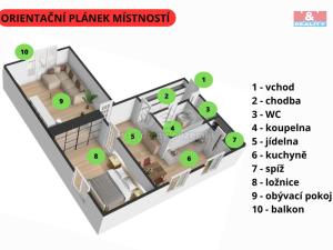 Prodej bytu 3+kk, Přibyslav - Dobrá, Keřkov, 63 m2