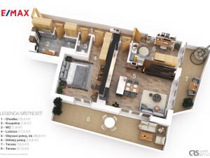Prodej bytu 3+kk, Vrchlabí, Papírenská 1702, 87 m2