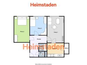 Pronájem bytu 3+1, Frýdek-Místek - Místek, Zahradní, 61 m2