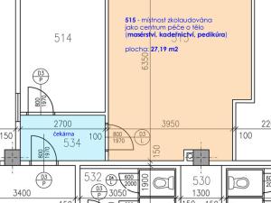 Pronájem kanceláře, Zlín, Kvítková, 27 m2