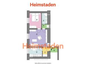 Pronájem bytu 2+1, Havířov - Město, Koperníkova, 40 m2