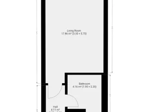 Pronájem bytu 1+kk, Praha - Zličín, Sazovická, 30 m2