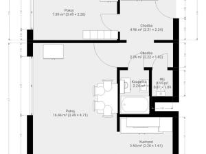 Pronájem bytu 2+kk, Brno, Koutného, 40 m2