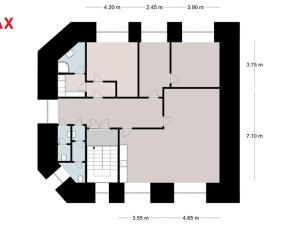 Pronájem kanceláře, Hradec Králové, Československé armády, 102 m2