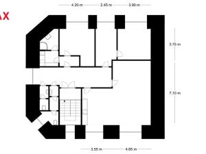 Pronájem kanceláře, Hradec Králové, Československé armády, 102 m2