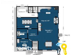 Pronájem obchodního prostoru, Troubsko, Jihlavská, 450 m2
