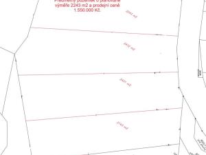 Prodej pozemku pro bydlení, Běstvina, 2243 m2