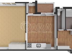Pronájem bytu 2+kk, Praha - Smíchov, Xaveriova, 54 m2