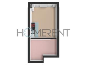 Pronájem bytu 1+kk, Praha - Holešovice, V háji, 39 m2