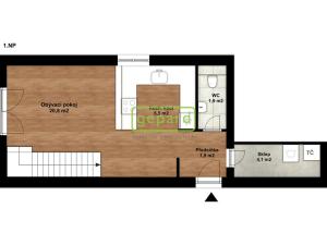 Prodej bytu 3+kk, Polerady, 81 m2