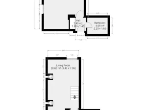 Pronájem bytu 2+kk, Praha - Radotín, Věštínská, 74 m2