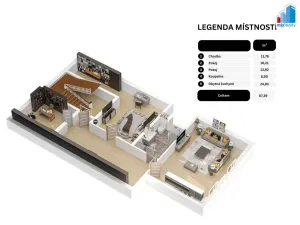 Prodej bytu 3+kk, Chotěšov, Plzeňská, 87 m2