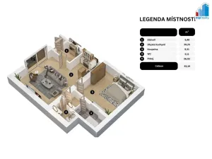 Prodej bytu 2+kk, Chotěšov, Plzeňská, 83 m2