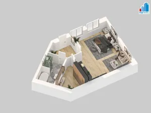 Prodej bytu 1+kk, Chotěšov, Plzeňská, 66 m2