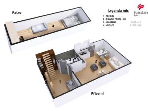 Prodej bytu 2+kk, Břežany II, 67 m2