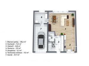 Prodej bytu 5+kk, Jenštejn - Dehtáry, 195 m2