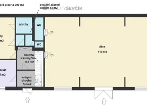 Pronájem výrobních prostor, České Budějovice - České Budějovice 2, České Vrbné, 550 m2
