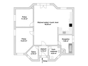 Prodej rodinného domu, Jílovice, 90 m2